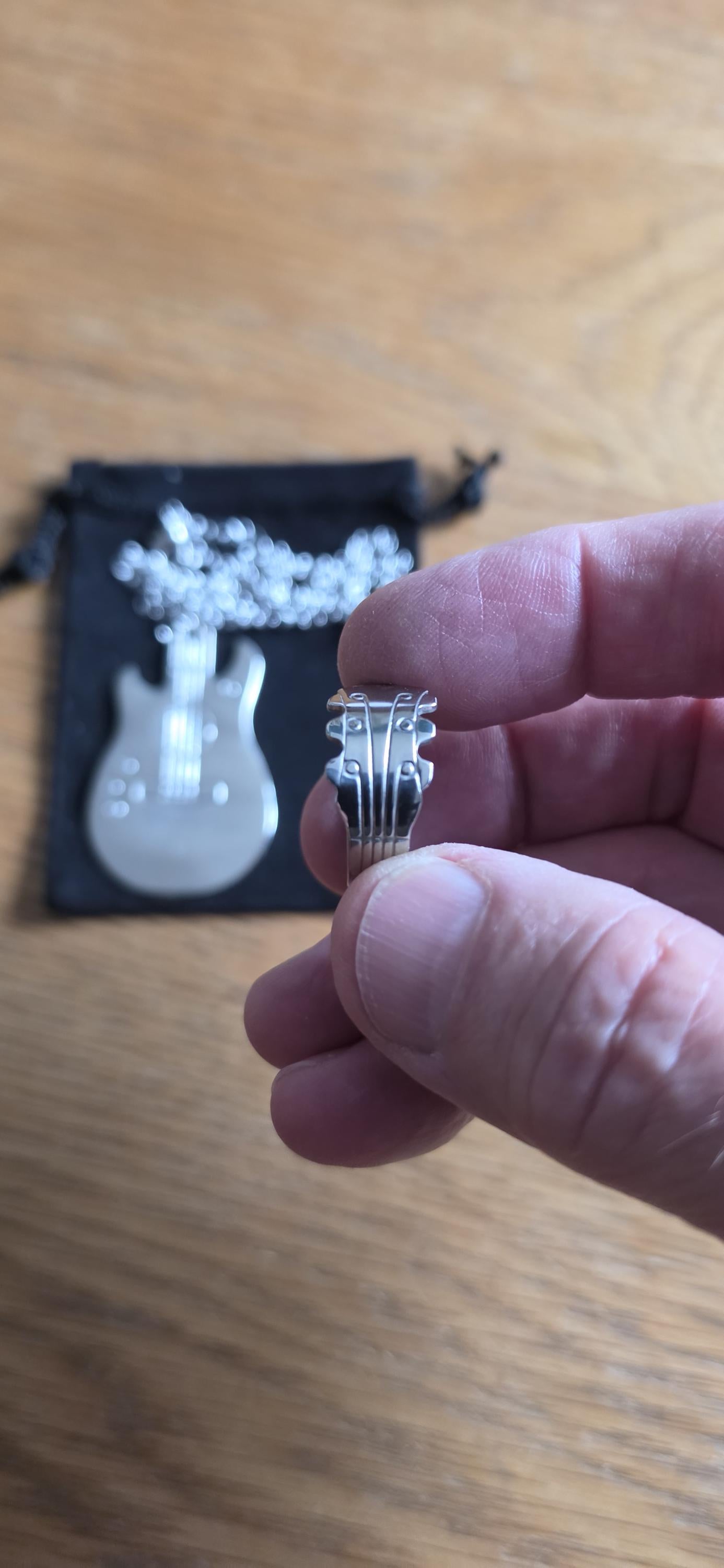 Rock 'n' Roll Upcycled Guitar Jewelry Set