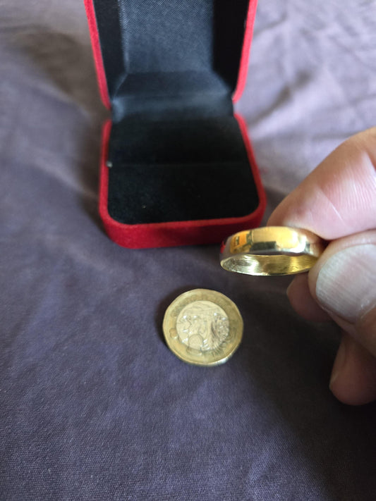 Coin Ring Handmade