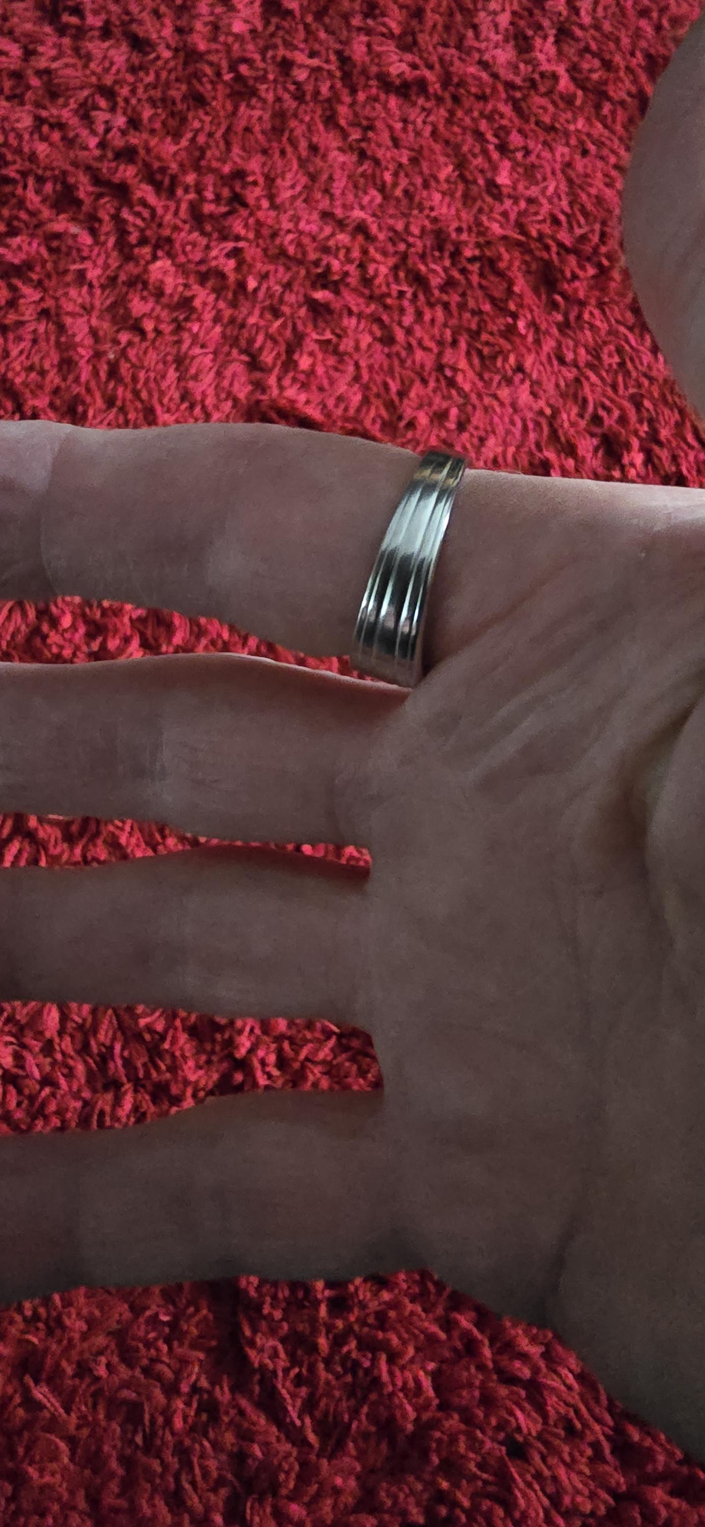 Silver Plated Fork Ring Size 12.5 (Z)
