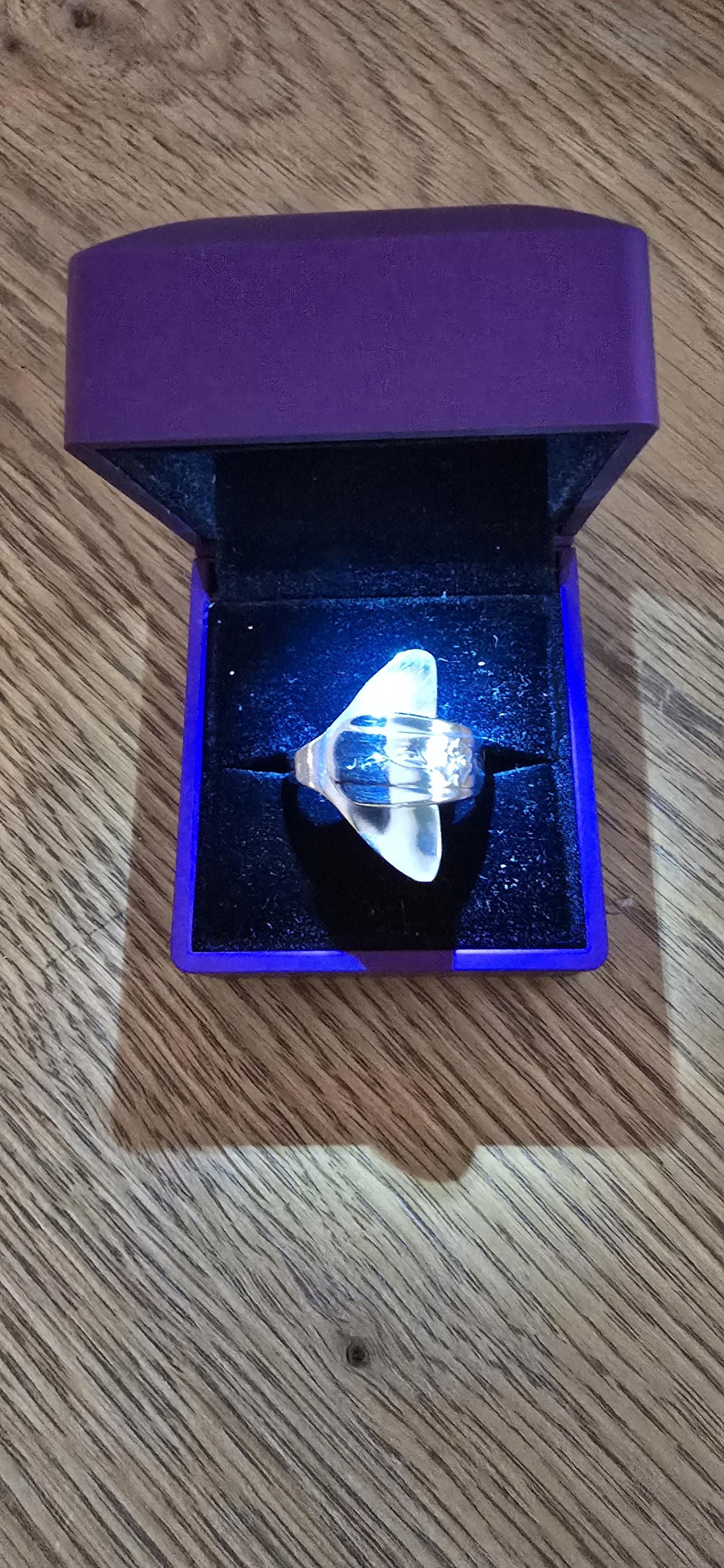 Handmade Fishtail Silver Plated Spoon Ring