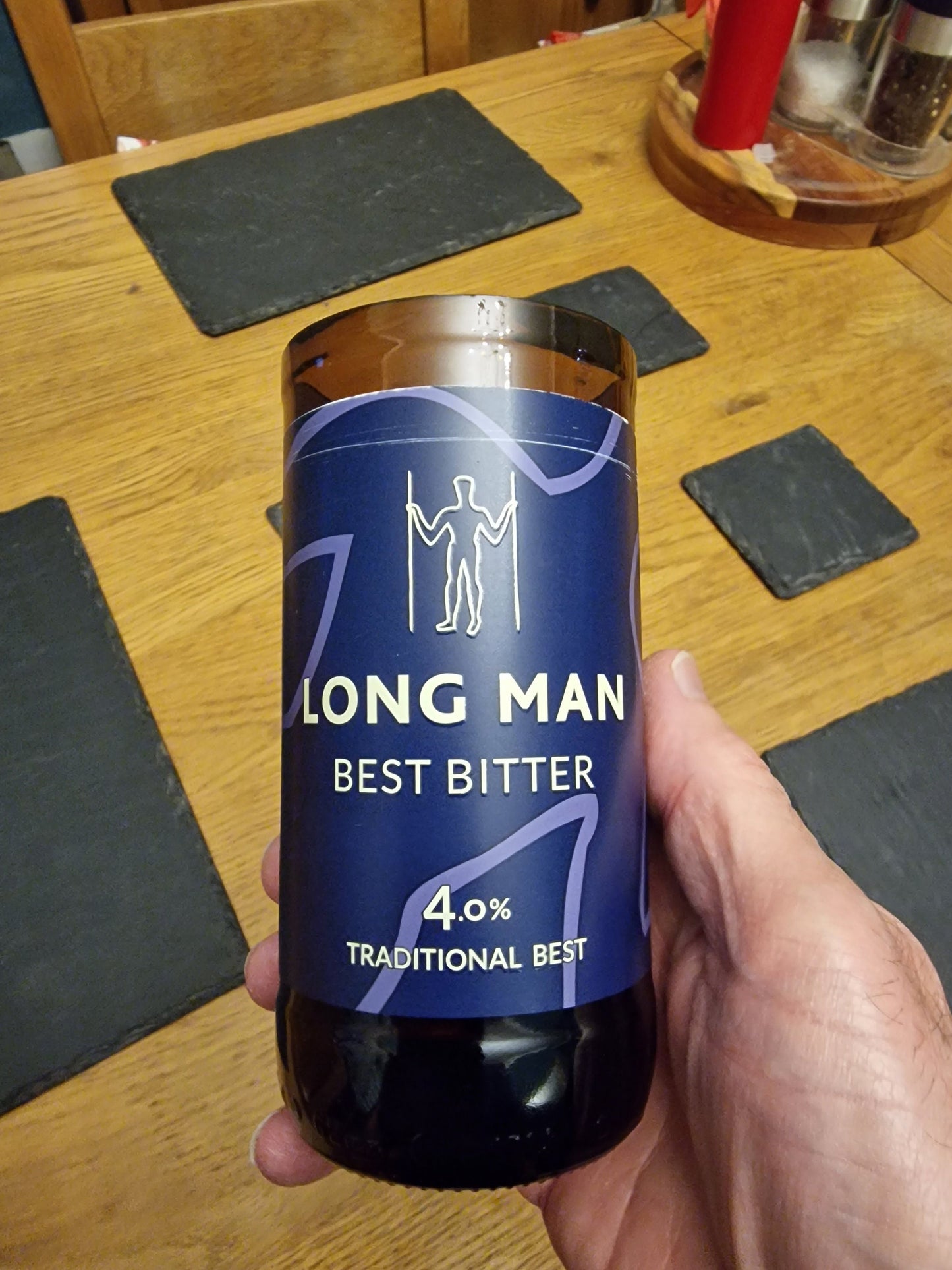 Long Man Best Bitter bottle glass