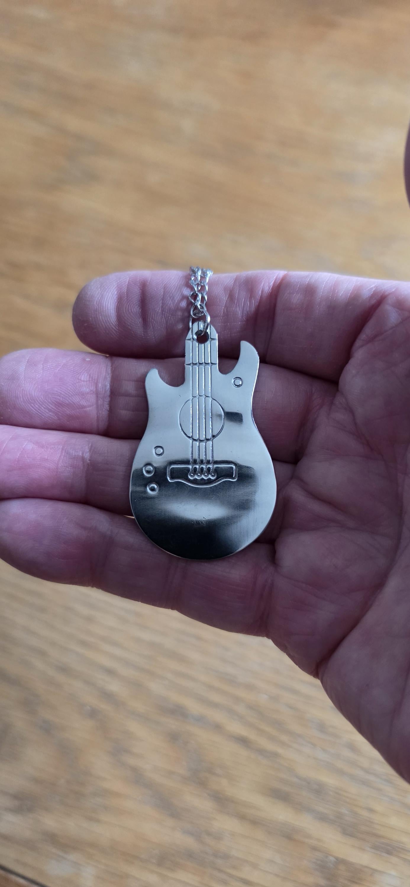 Rock 'n' Roll Upcycled Guitar Jewelry Set