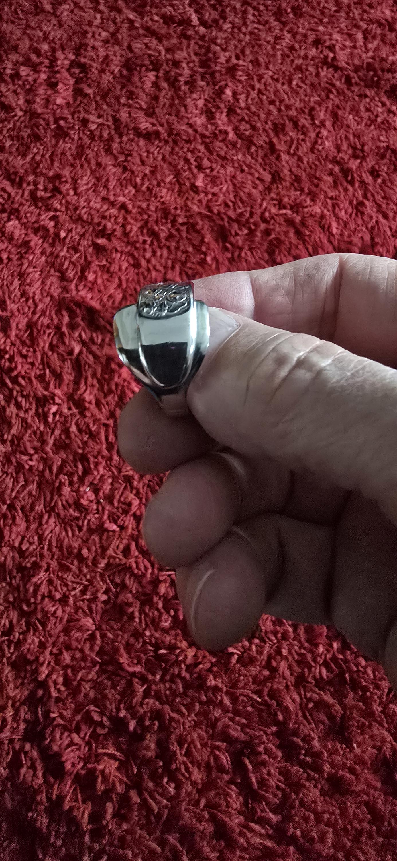 Silver Plated Fork Ring Size 12.5 (Z)